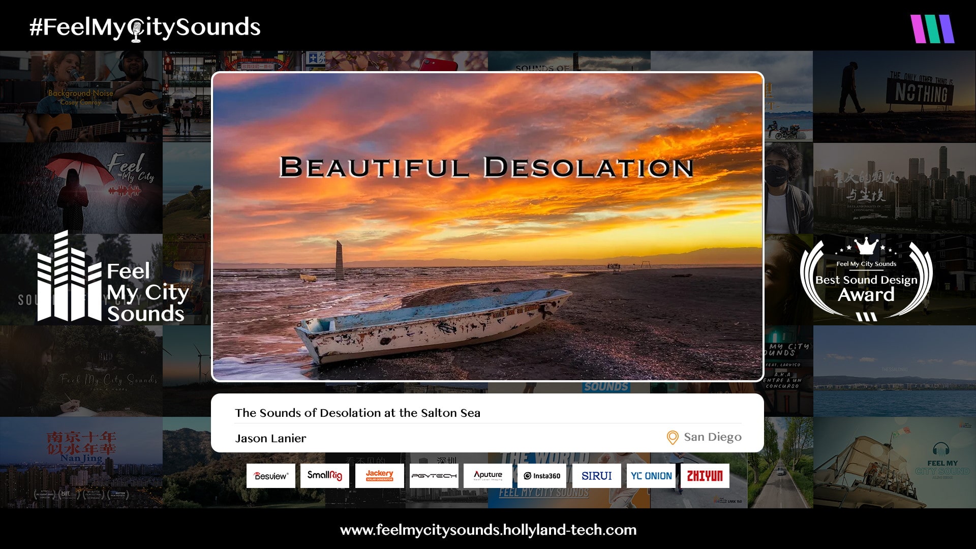Best Sound
                                                  Design: The Sounds of
                                                  Desolation at the
                                                  Salton Sea, by Jason
                                                  Lanier